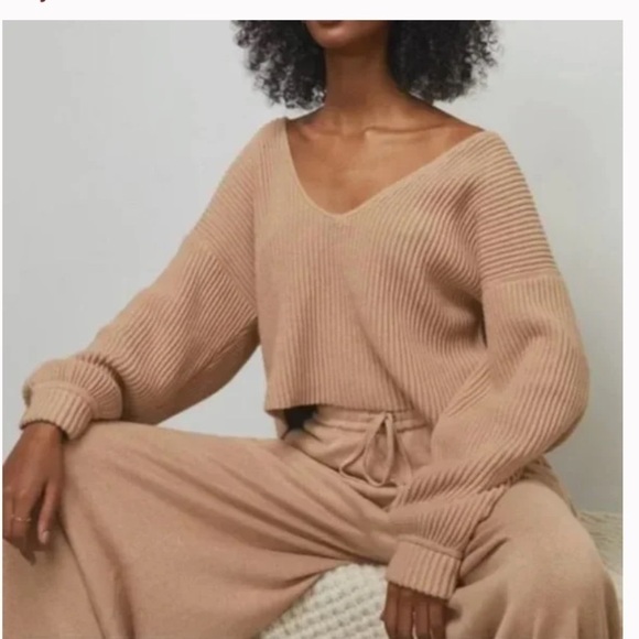 NEW Lunya Cozy Cotton Silk Reversible Pullover - Picture 3 of 13